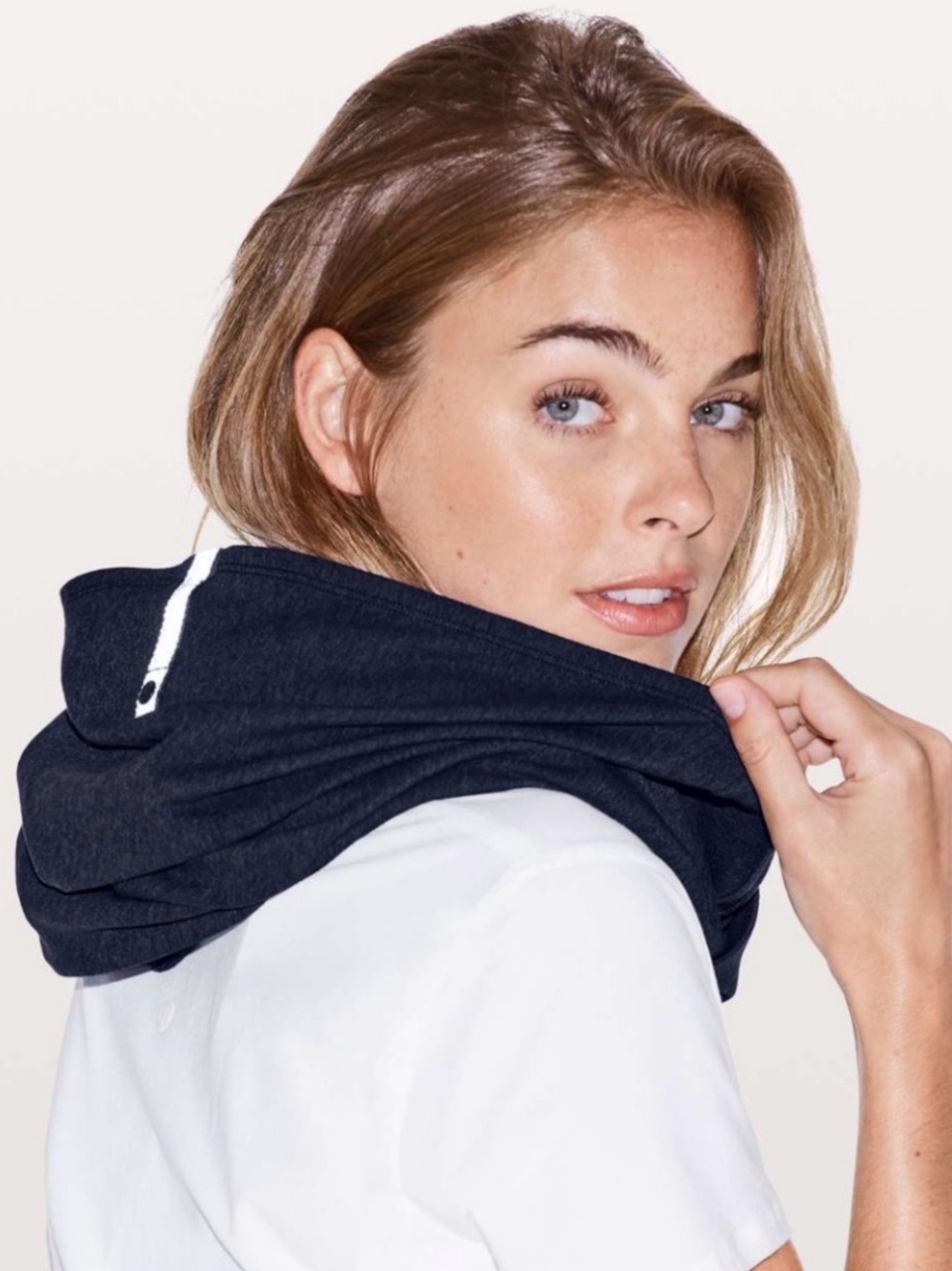 LULULEMON Vinyasa (Rulu) Scarf Deep Navy & Black Sprinkled NWOT